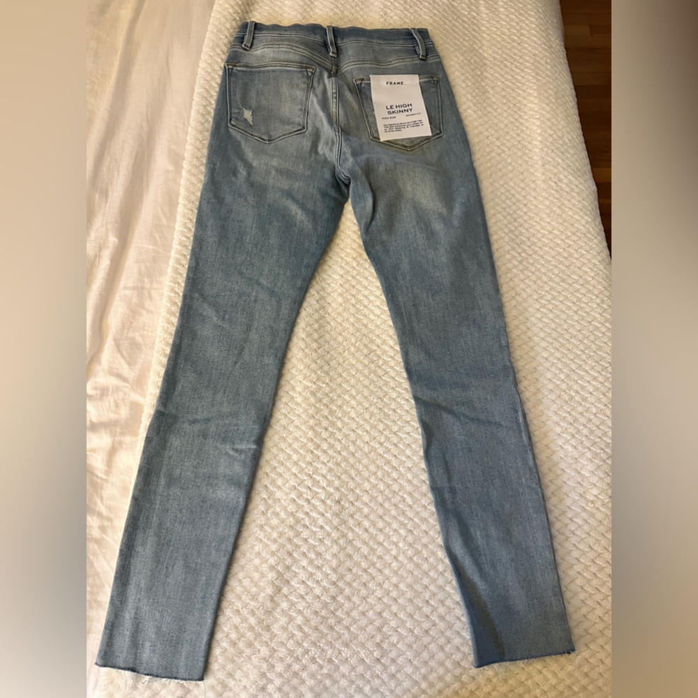 Frame Le High Skinny High Rise Size 28